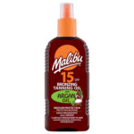 MALIBU 15SPF BRONZING TANNING OIL ARGA OIL SPRAY