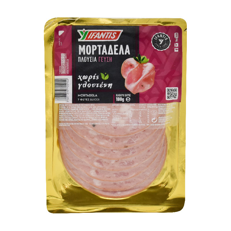 450696 MORTADELLA SLICES FREE GLUTEN IFANTIS - Image 1